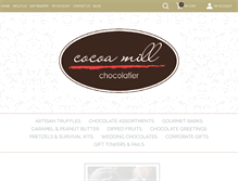 Tablet Screenshot of cocoamill.com